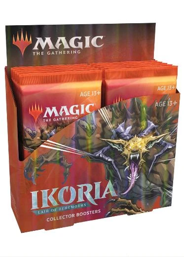 MTG: Ikoria Lair of Behemoths - Collector Booster Box Magic The Gathering MTG: Ikoria Lair Of Behemoths - Collector Booster Box -Double Sleeveds Store mtg ikoria lair of behemoths collector booster