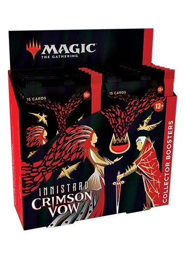 MTG: Innistrad Crimson Vow - Collector Booster Box Magic The Gathering MTG: Innistrad Crimson Vow - Collector Booster Box -Double Sleeveds Store mtg innistrad crimson vow collector booster