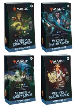 Magic The Gathering MTG: Murders At Karlov Manor - Commander Decks - Set Of 4