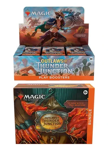 MTG: Outlaws of Thunder Junction - Pay Booster Box & Bundle Magic The Gathering MTG: Outlaws Of Thunder Junction - Pay Booster Box & Bundle -Double Sleeveds Store mtg outlaws of thunder junction play booster bundle