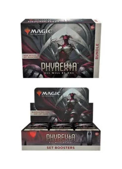 Magic The Gathering MTG: Phyrexia - All Will Be One - Set Booster Box + Bundle Combo