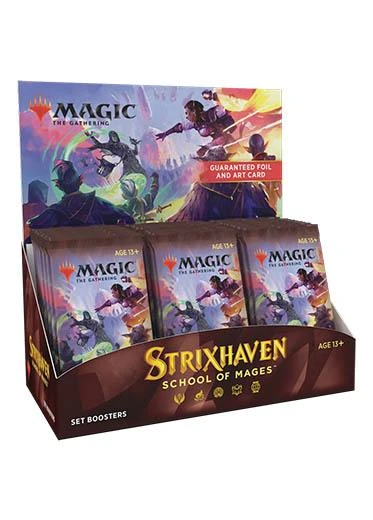 MTG: Strixhaven School of Mages - Set Booster Box Magic The Gathering MTG: Strixhaven School Of Mages - Set Booster Box -Double Sleeveds Store mtg strixhaven school of mages set booster
