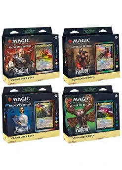 Magic The Gathering MTG Universes Beyond: Fallout: Out Of The Vault - Commander Decks Set Of 4