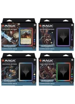 Magic The Gathering MTG: Warhammer 40k - Commander Deck Set Of 4