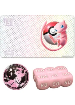 Pokemon TCG: 151 Mew Playmat + Coin + Dice