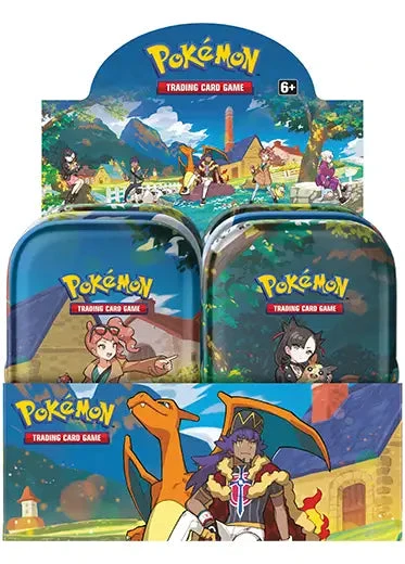 Pokemon TCG: Crown Zenith - Mini Tins Display Pokemon TCG: Crown Zenith - Mini Tins Display -Double Sleeveds Store pokemon tcg crown zenith mini tin display