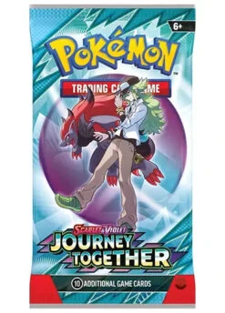 Pokemon TCG: Journey Together - Booster Pack -Double Sleeveds Store pokemon tcg journey together booster pack zoroark
