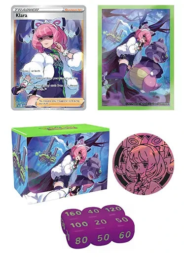 Pokemon TCG: Cyrus / Klara Premium Tournament Collection Pokemon TCG: Cyrus / Klara Premium Tournament Collection -Double Sleeveds Store pokemon tcg klara premium tournament collection contents
