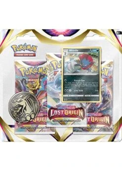 Pokemon TCG: Lost Origin - 3 Pack Blister Weavile