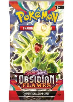 Pokemon TCG: Obsidian Flames - Booster Pack 3 Pokemon TCG: Obsidian Flames - Booster Pack -Double Sleeveds Store pokemon tcg obsidian flames booster pack tyranitar
