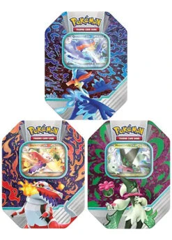 Pokemon TCG: Paldea Partner Tins - Meowscarasda, Skeledirge, Quaquaval Set Of 3