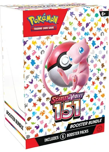 Pokemon TCG: Scarlet & Violet 151 - Booster Bundle Pokemon TCG: Scarlet & Violet 151 - Booster Bundle -Double Sleeveds Store pokemon tcg scarlet violet 151 booster bundle