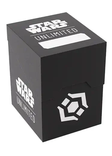 Star Wars Unlimited: Soft Crate Gamegenic Star Wars Unlimited: Soft Crate -Double Sleeveds Store star wars unlimited soft crate black white