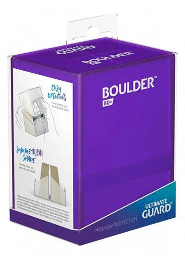 Ultimate Guard - Boulder 80+ Deck Case Ultimate Guard - Boulder 80+ Deck Case -Double Sleeveds Store ultimate guard boulder 80 deck case amethyst