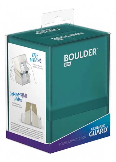 Ultimate Guard - Boulder 80+ Deck Case Ultimate Guard - Boulder 80+ Deck Case -Double Sleeveds Store ultimate guard boulder 80 deck case malachite
