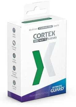 Ultimate Guard: Cortex Matte Sleeves (100, Standard Size) 2 Ultimate Guard: Cortex Matte Sleeves (100, Standard Size) -Double Sleeveds Store ultimate guard cortex matte sleeves green