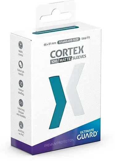 Ultimate Guard: Cortex Matte Sleeves (100, Standard Size) Ultimate Guard: Cortex Matte Sleeves (100, Standard Size) -Double Sleeveds Store ultimate guard cortex matte sleeves petrol