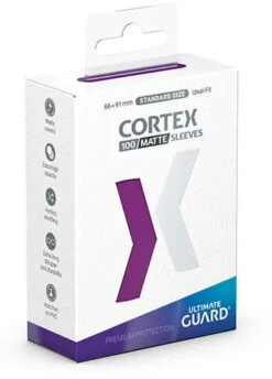 Ultimate Guard: Cortex Matte Sleeves (100, Standard Size) 6 Ultimate Guard: Cortex Matte Sleeves (100, Standard Size) -Double Sleeveds Store ultimate guard cortex matte sleeves purple