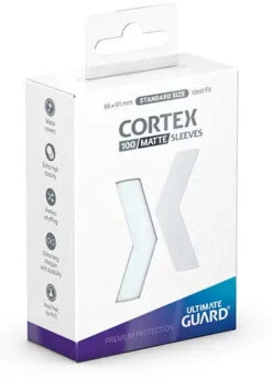 Ultimate Guard: Cortex Matte Sleeves (100, Standard Size) 4 Ultimate Guard: Cortex Matte Sleeves (100, Standard Size) -Double Sleeveds Store ultimate guard cortex matte sleeves transparent