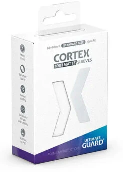 Ultimate Guard: Cortex Matte Sleeves (100, Standard Size) 5 Ultimate Guard: Cortex Matte Sleeves (100, Standard Size) -Double Sleeveds Store ultimate guard cortex matte sleeves white