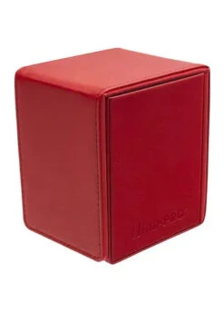 Ultra Pro: Alcove Flip Deck Box -Double Sleeveds Store ultra pro alcove flip red