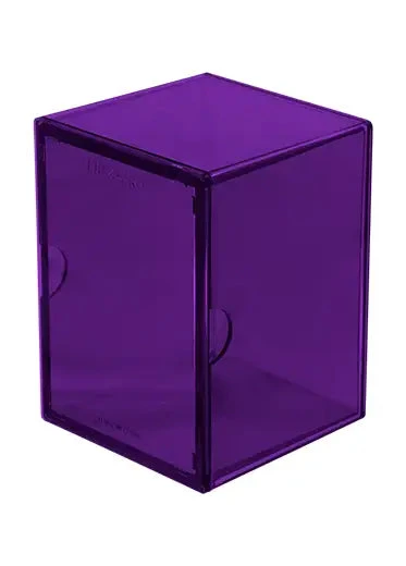 Ultra Pro: Eclipse 2-Piece 100+ Deck Box Ultra Pro: Eclipse 2-Piece 100+ Deck Box -Double Sleeveds Store ultra pro eclipse 2 piece deck box royal purple