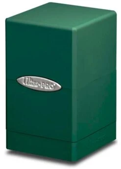 Ultra Pro: Satin Tower Deck Box 6 Ultra Pro: Satin Tower Deck Box -Double Sleeveds Store ultra pro satin tower green