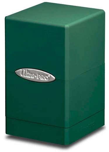 Ultra Pro: Satin Tower Deck Box Ultra Pro: Satin Tower Deck Box -Double Sleeveds Store ultra pro satin tower green