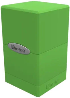 Ultra Pro: Satin Tower Deck Box 14 Ultra Pro: Satin Tower Deck Box -Double Sleeveds Store ultra pro satin tower lime green