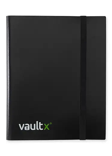 Vault X: 9-Pocket Strap Binder Vault X: 9-Pocket Strap Binder -Double Sleeveds Store vault x 9 pocket strap binder black