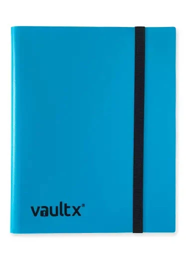 Vault X: 9-Pocket Strap Binder Vault X: 9-Pocket Strap Binder -Double Sleeveds Store vault x 9 pocket strap binder blue