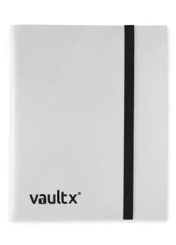 Vault X: 9-Pocket Strap Binder 4 Vault X: 9-Pocket Strap Binder -Double Sleeveds Store vault x 9 pocket strap binder white