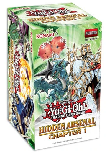 Yugioh TCG: Hidden Arsenal Chapter 1 - Box Yu-Gi-Oh Yugioh TCG: Hidden Arsenal Chapter 1 - Box -Double Sleeveds Store ygo hidden arsenal chapter 1